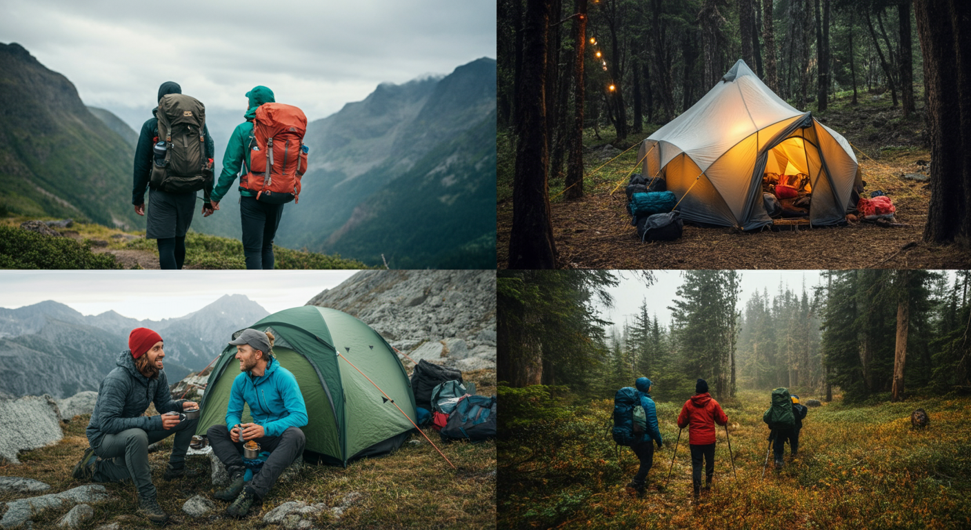 Four-panel lifestyle photos showing each use case